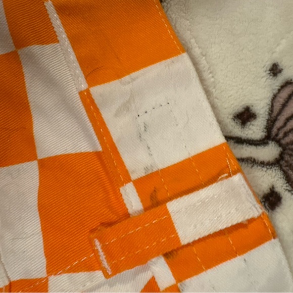 Orange and White Checkered Skirt - Picture 4 of 4